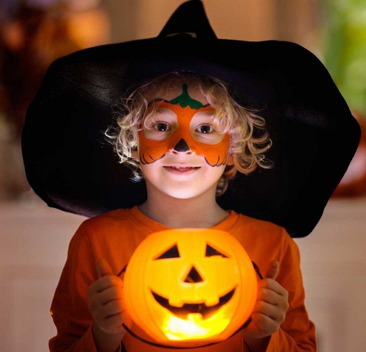 roztomilé tekvicové líčenie jednoduché