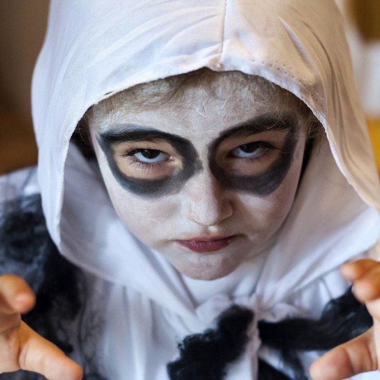 Na Halloween si stačí nalíčiť ducha