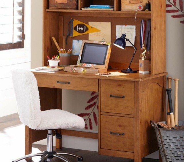 Detská izba atraktívne prevedenie drevený nábytok dizajn rustikálny dub