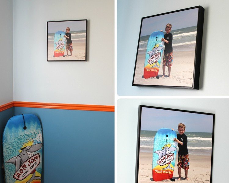 Rámy pre detskú izbu-dekorácia-nápady-motto-surfovanie-foto-obrázky