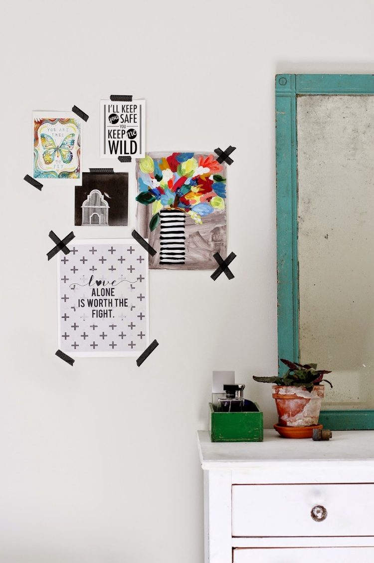 detská izba-dekorácia-urob si sám-dekorácia-karty-stena-aukleben-dievčenská izba