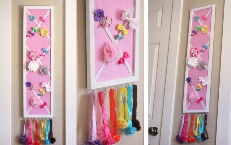 dekorácia do detskej izby-urob si sám-dekorácia-malá-dievča-čelenka-farebná