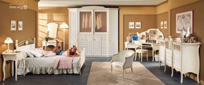 vintage dizajn zariadenia detskej izby od spoločnosti forni mobili