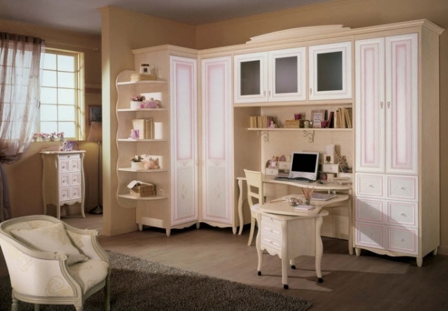 krémové nuansy interiérového dizajnu detskej izby od Forni Mobili