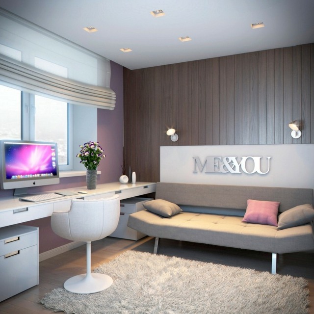 Kožené zásuvky na stoličky fialová farba na stenu Koberček Shaggy