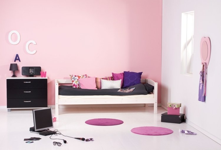 Dievčatá z detskej izby 2015 Nálepky na stenu Nápady na zariadenie postele