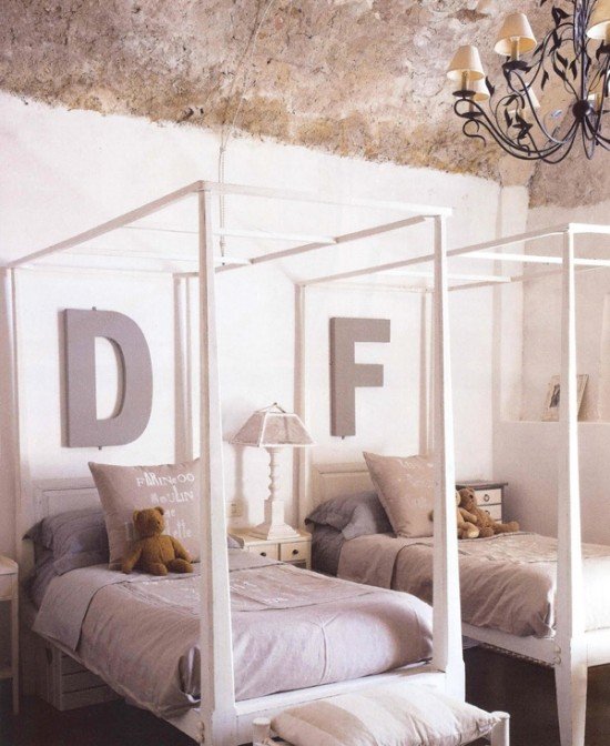 detská izba dva nápady na zdobenie písmen