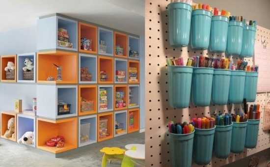 Nápady na úložný priestor na usporiadanie detských izieb