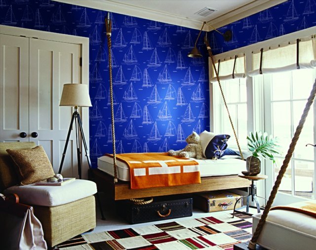 Detská izba zariadila pekný nápad vo vintage štýle