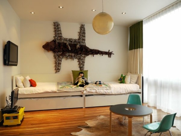 Návrh detskej izby - manželské postele