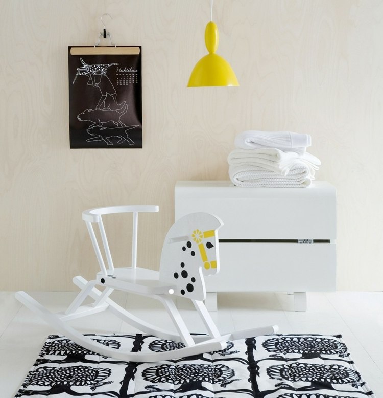Detská izba-škandinávsky-dizajn-nábytok-hojdací koník