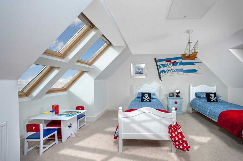 Nábytok pre detskú vlajku z detskej izby