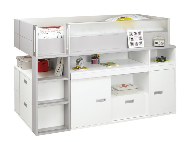 Kompletne dizajnový úložný priestor na poschodovú posteľ a detskú izbu