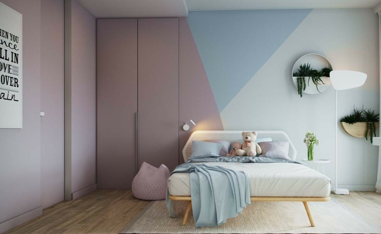 neutrálna-chlapec-dievča-posteľ-moderná-jednoduchá