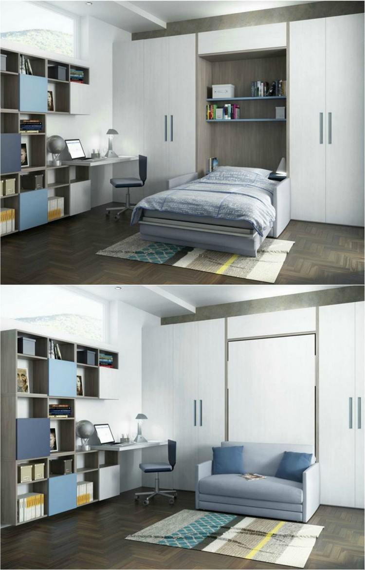 detská izba-miestnosť pre mládež-nábytok-rozkladacia-posteľ-chlapec-pohovka-959