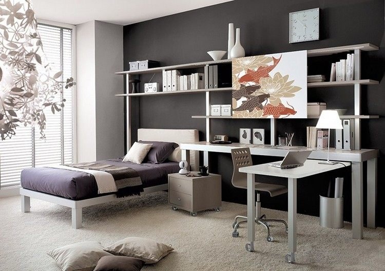 detská izba-nábytok do izby-nábytok-biela-taupe-regály-systém-písací stôl-104