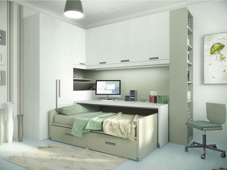 detská izba-izba pre mládež-nábytok-výsuvná posteľ-zásuvka-stôl-taupe-biela-932