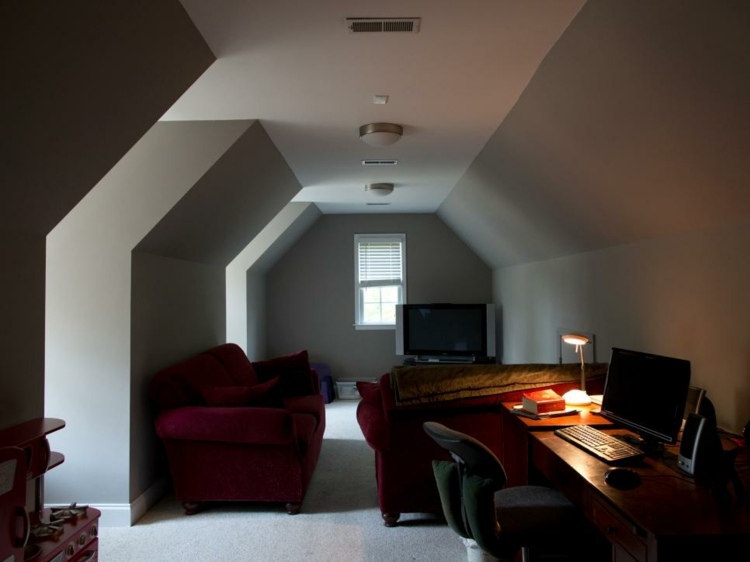 Detská izba pod strechou design vopred obrázok podkrovie zariadenie tmavé