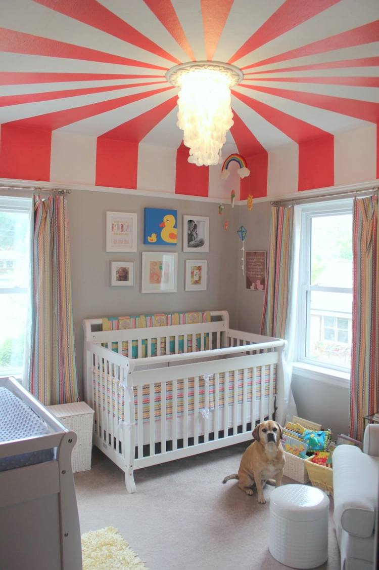 výzdoba detskej izby-detská izba-téma-cirkus-deka