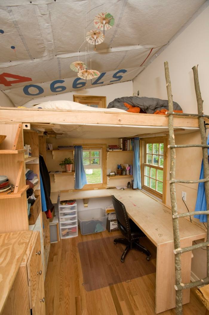 nápady na nábytok do detskej izby podkrovný stôl stôl leister pobočky