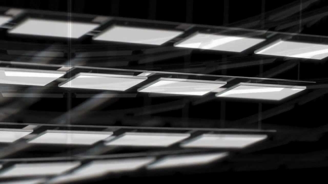 Kinetické moduly s moderným dizajnom pozostávajú zo 140 olejov Kinetický dizajn pozostáva zo 140 modulov