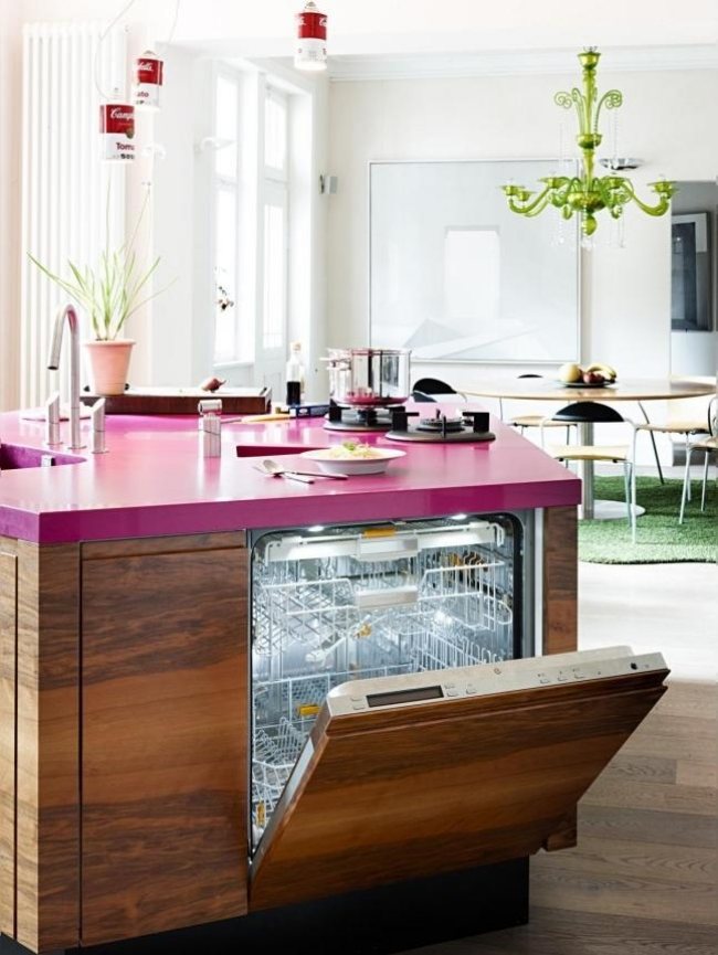 Sarah-Maier ostrov varenia asymetrické umývačky riadu vstavané plynové polia