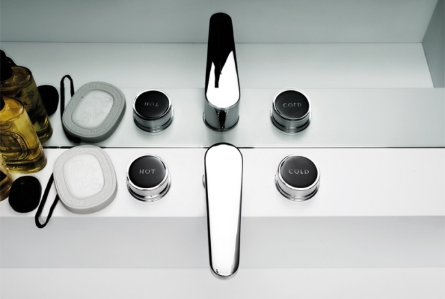 Batéria do kúpelne moderného dizajnu Zucchetti nerezová rukoväť počiatočná Batéria do kúpeľne moderného dizajnu Nerezová rukoväť Zucchetti Initial Hot Cold