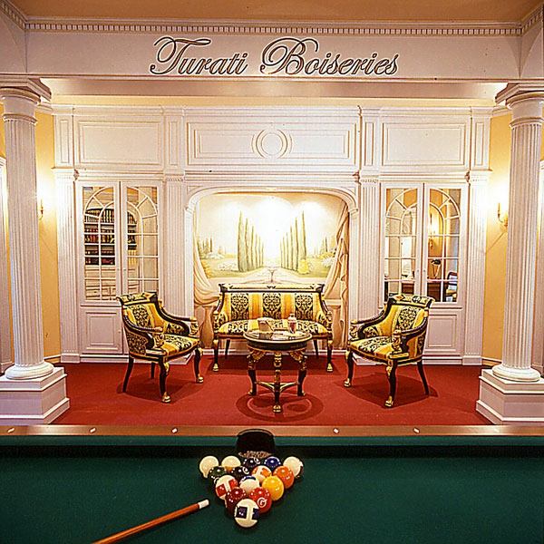 Luxusná obývacia izba s klasickým interiérom