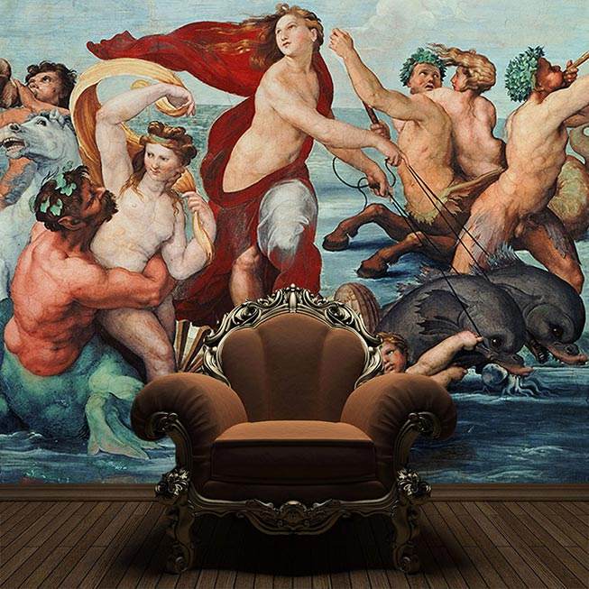 renesančný obraz na stenu na stenu z ryžového papiera artmuro nástenná dekorácia renesančné motívy tapeta na stenu z ryžového papiera artmuro nástenná dekorácia