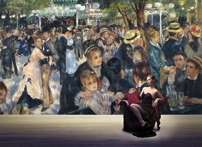 slávne umelecké diela vytlačené na tapetách z ryžového papiera slávne umelecké diela nástenné dekorácie tapety z ryžového papiera