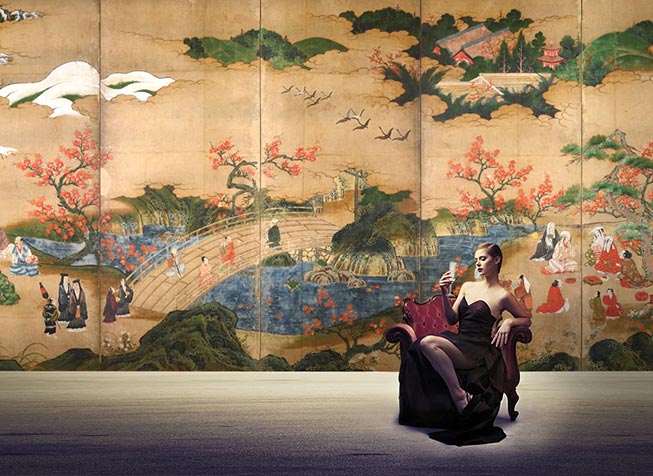 japonské motívy umenie ryžový papier tapeta artmuro taliansko japonské motívy tapety z ryžového papiera od Artmurò Taliansko