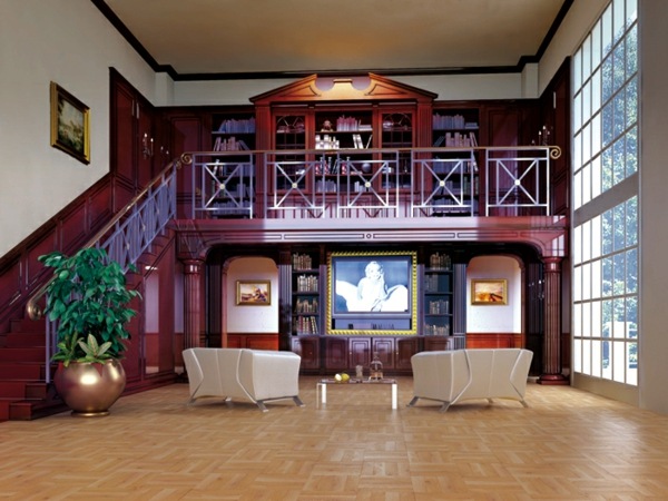 Biely klasický nábytok Turati Cugini bordová farba dreva biela-klasický-nábytok-Turati-Cugini-víno-červená-farba-dreva