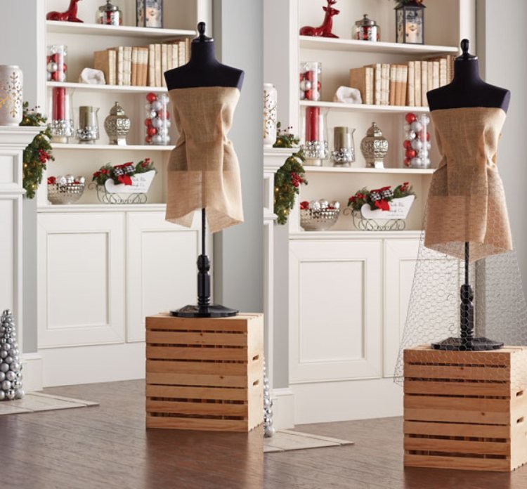 urobte si šaty z drôtenej siluety vetiev sami