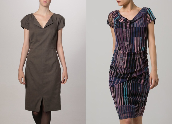 Šaty vzor krátkych jesenných pruhov Jesenné módne pruhy vzorované pančuchy