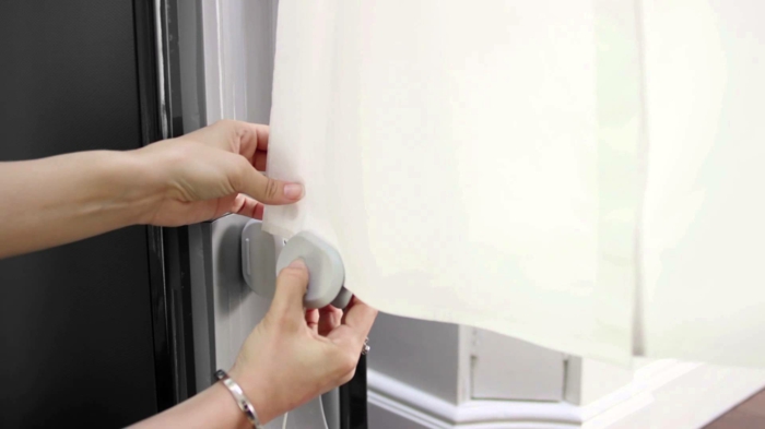 Dlhšie kusy oblečenia je možné pripnúť, aby sa dosiahol lepší čistiaci účinok systém starostlivosti o oblečenie čistiaci systém praktické swash