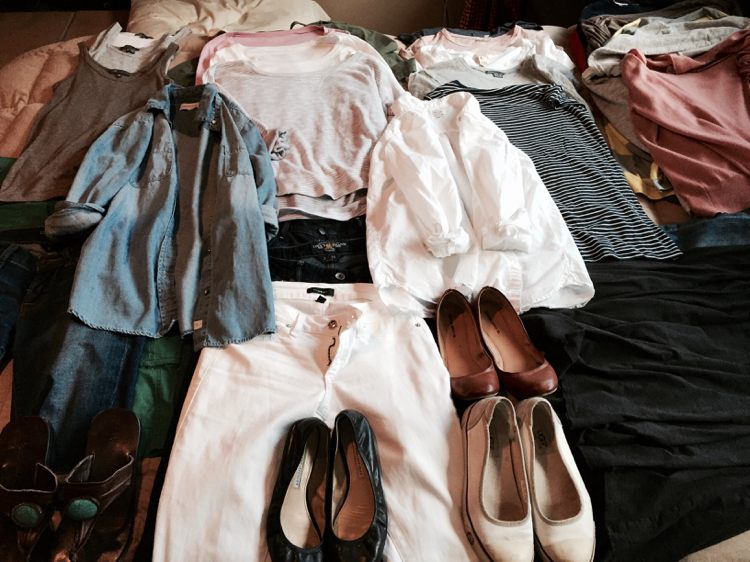 Upratovanie v skrini, systém triedenia starých vecí na stohovanie