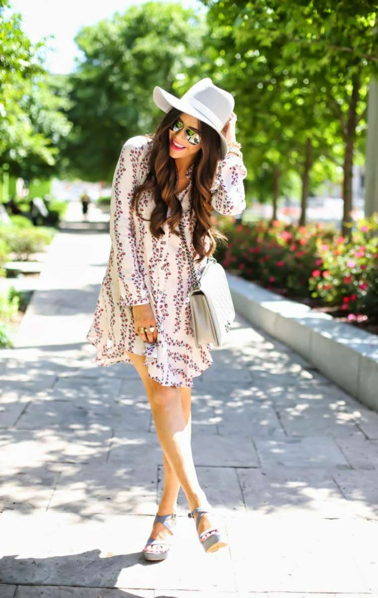 tipy na oblečenie šaty-tunika-klobúk-slnečné okuliare-leto