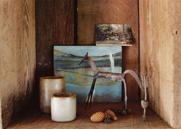 Nápady na dekoráciu rustikálna chata obrázky figúrky