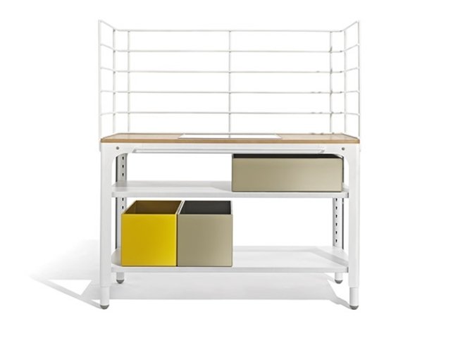 Kuchynský modul úložný priestor box príbor riad Kuchynský modul úložný priestor box varná doska malá kuchyňa