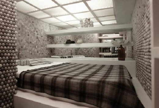 jednoduché regály-malá-spálňa-nápady