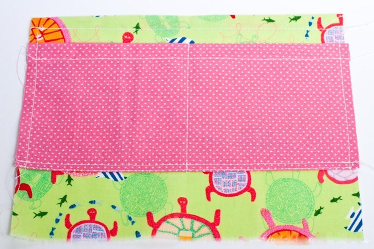 Taška cez rameno pre deti na vlastné ušitie Ružové vnútorné vrecko