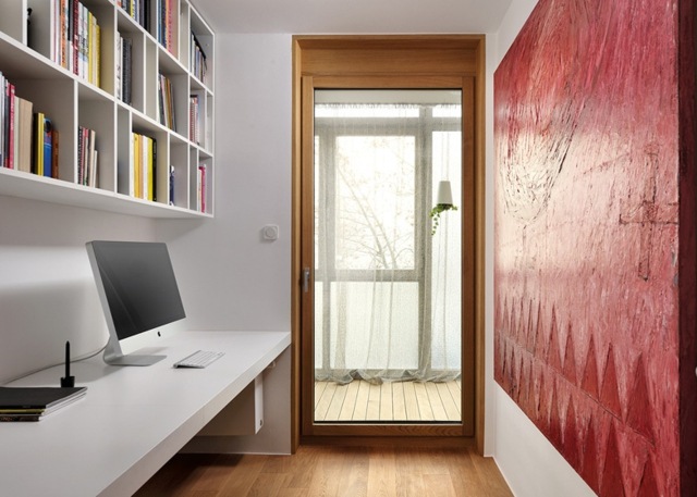 nastaviť regál na stenu moderné umelecké diela maliarska výzdoba