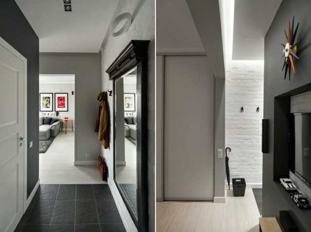 Vchod do domu malý byt dizajn neutrálne malý byt dizajn neutrálne nápady na farbu steny