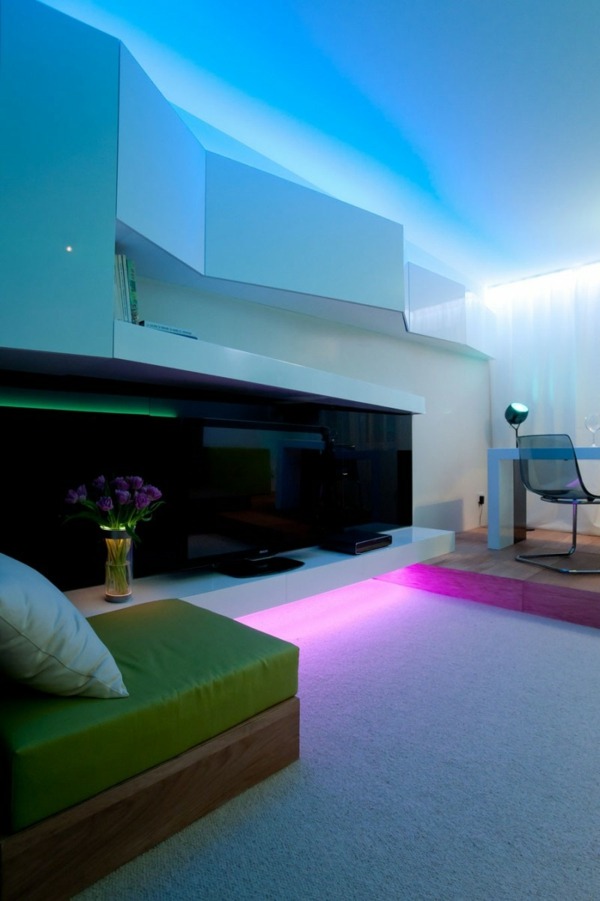 moderný akcent osvetlenia malý byt sl projekt moderný-svetelný-akcent-malý-byt-sl-projekt