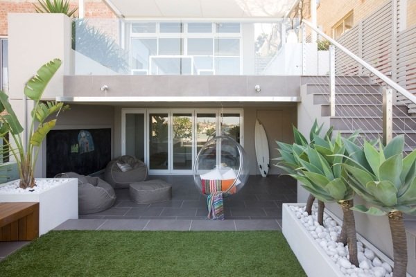 Vonkajšia záhradná konštrukcia trávnik-moderné závesné stoličky Vonkajšia záhradná konštrukcia záhradná záhradná stolička