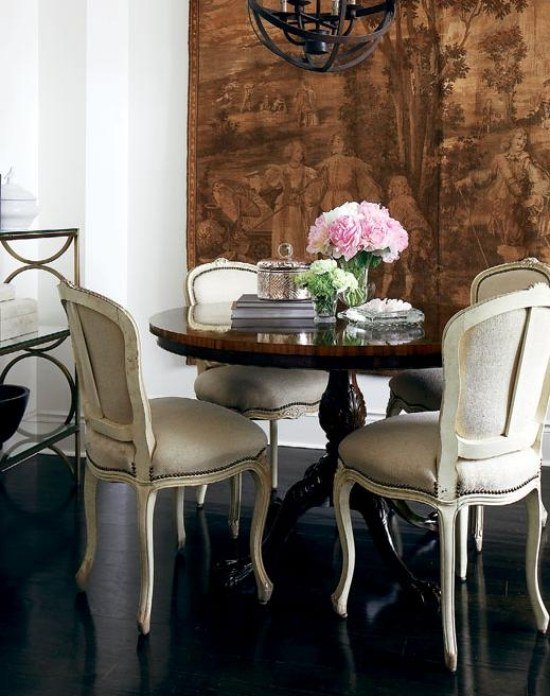 nástenné dekorácie retro dizajn interiérové ​​nápady pre malý dom