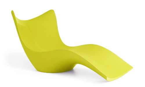 Lehátko od Vondoma - zelené Lehátko od Vondoma v zelenej farbe