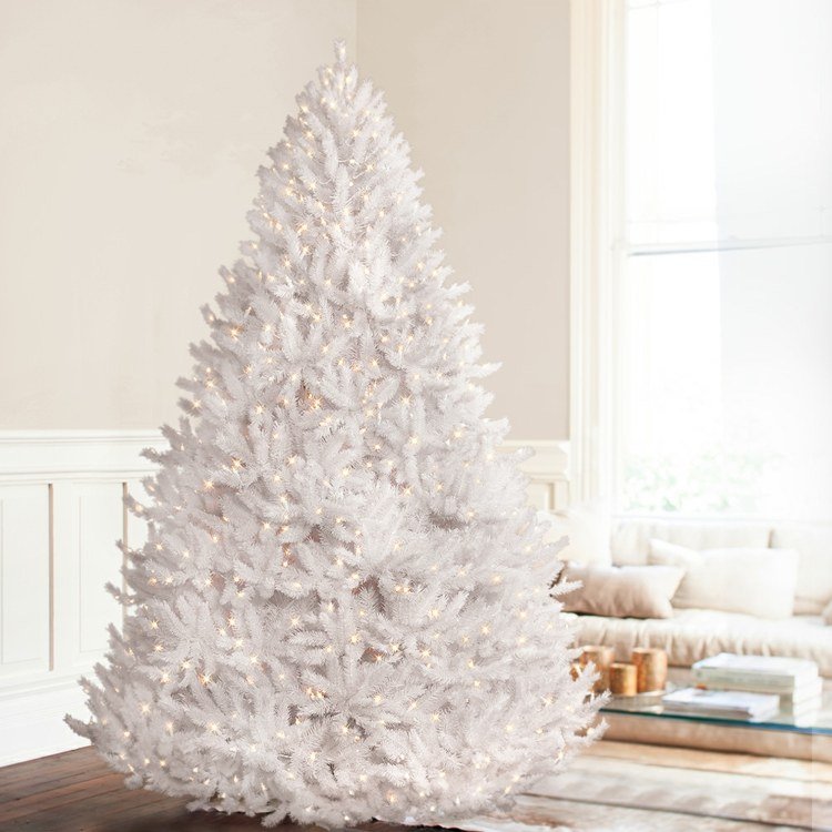 jedľa biela umelý dizajn moderný elegantný víla svetlá obývacia izba