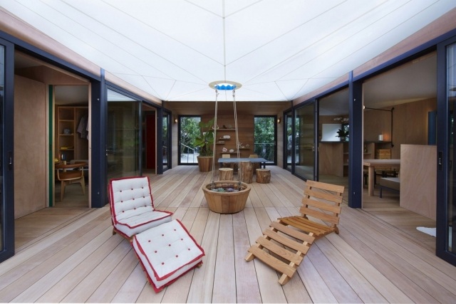 Koncept domu na vodnej charlotte perriand louis-vuitton