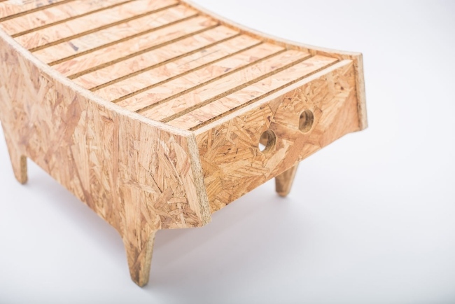 Ekologický dizajn nábytku moderný núdzový odpad-ekologická stolička-Christian Vivanco